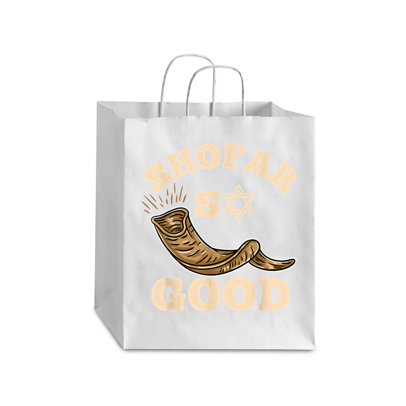 Shofar So Good Rosh Hashanah T Shirt Debie Paper Bag - 10 X 5 X 13 | Artistshot