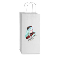 Vintage Photograp Anime Cute Gifts Men Double Wine Paper Bag - 6 1/2 X 3 1/2 X 12 3/8 | Artistshot