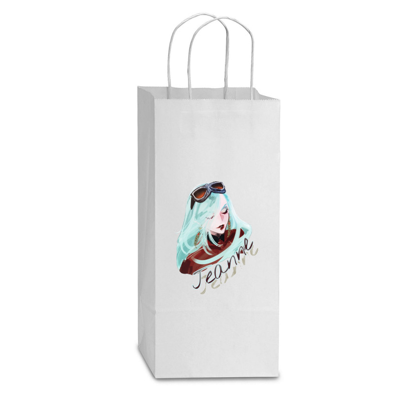 Vintage Photograp Anime Cute Gifts Men Double Wine Paper Bag - 6 1/2 X 3 1/2 X 12 3/8 | Artistshot