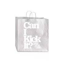 Can I Kick It Yes You Can! Great Gift For Old School Hiphop Heads Jumbo Paper Bag - 18 X 7 X 18 3/4 | Artistshot