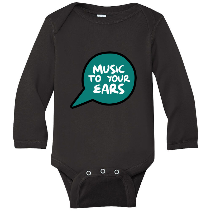 Music To Your Ears Long Sleeve Baby Bodysuit by Yuh2105 | Artistshot