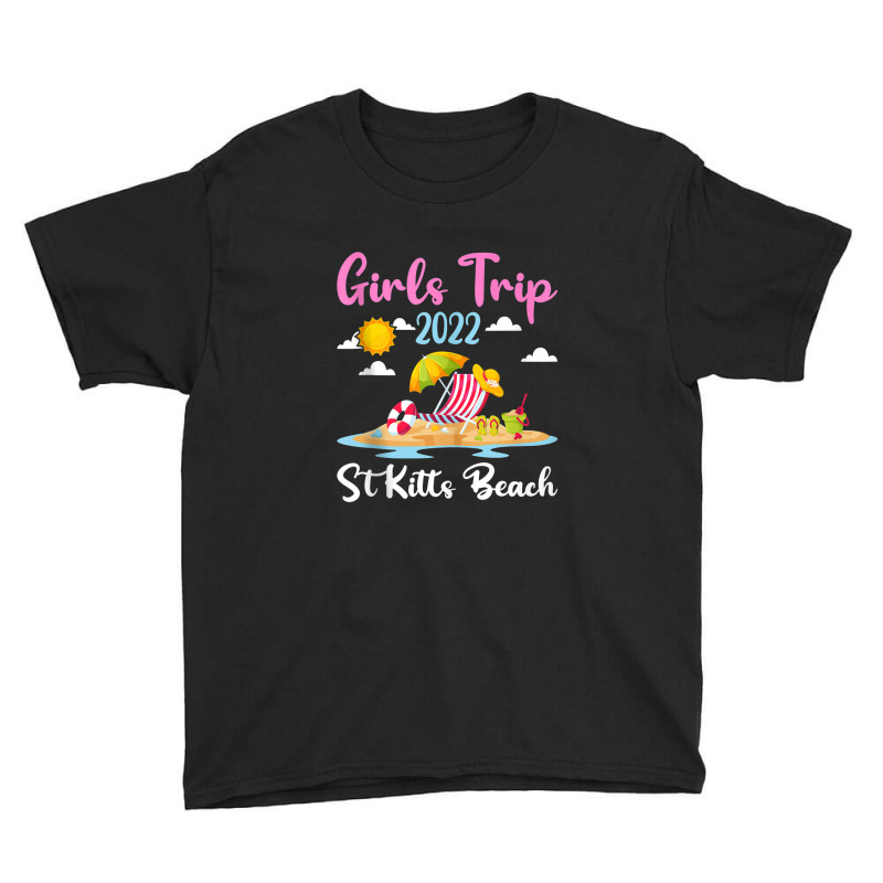 Summer Vacation Girls Trip 2022 Lost Paradise St Kitts Beach Tank Top Youth Tee by Tiktify | Artistshot