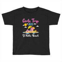 Summer Vacation Girls Trip 2022 Lost Paradise St Kitts Beach Tank Top Toddler T-shirt | Artistshot