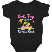 Summer Vacation Girls Trip 2022 Lost Paradise St Kitts Beach Tank Top Baby Bodysuit | Artistshot