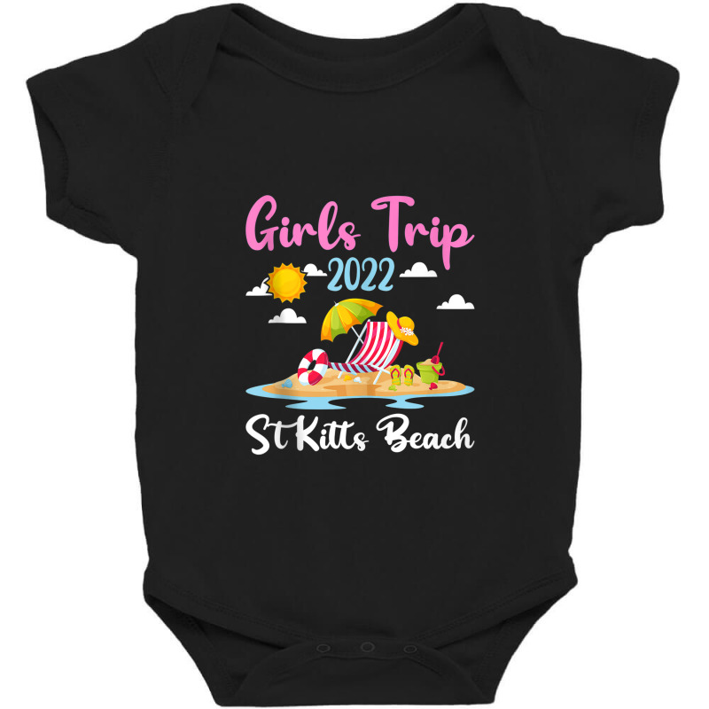 Summer Vacation Girls Trip 2022 Lost Paradise St Kitts Beach Tank Top Baby Bodysuit by Tiktify | Artistshot