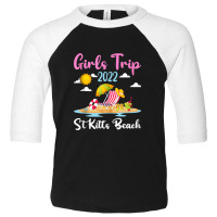 Summer Vacation Girls Trip 2022 Lost Paradise St Kitts Beach Tank Top Toddler 3/4 Sleeve Tee | Artistshot