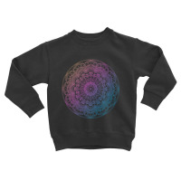 Mandala Gradient With Pastel Colour Toddler Sweatshirt | Artistshot