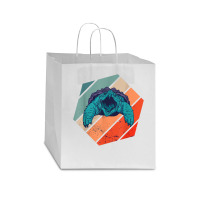 Snapping Turtle Hexa Retro Sea Animal Snapping Turtle Lover T Shirt Star Paper Bag - 13 X 7 X 13 | Artistshot