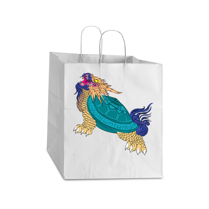 Graphic Picture Love Death Day Gift Take Out Paper Bag - 14 X 10 X 15 1/2 | Artistshot