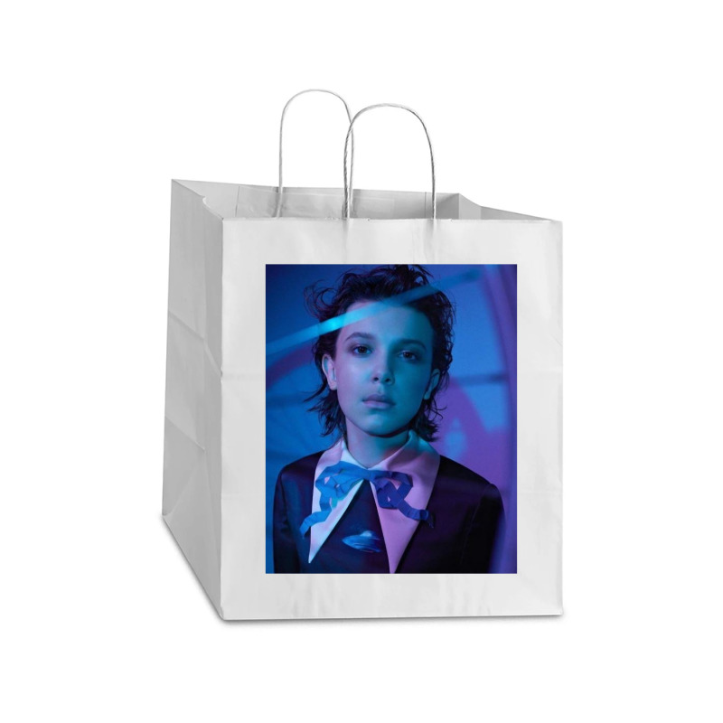 Graphic Picture Billy Hargrove Mens Funny Take Out Paper Bag - 14 X 10 X 15 1/2 | Artistshot