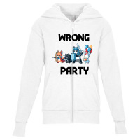 Wrong Party - Cute Animals Ninja Youth Zipper Hoodie | Artistshot