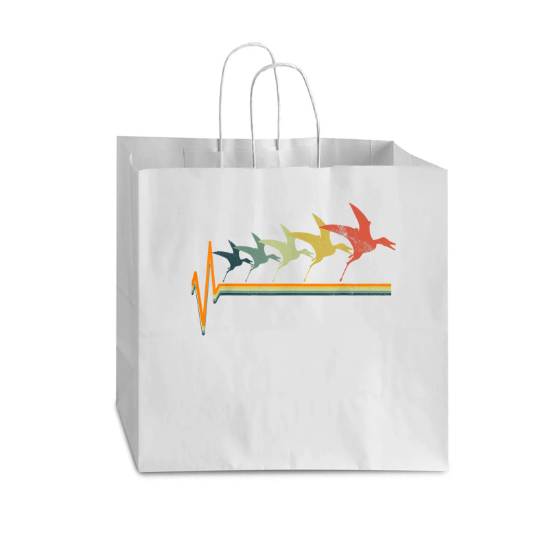 Pterosaur T Shirt Dinosaur Tshirt Gift Tee Heartbeat Love T Shirt Vogue Paper Bag - 16 X 6 X 12 | Artistshot