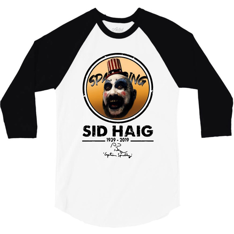 Rip Sid Haig 3/4 Sleeve Shirt | Artistshot