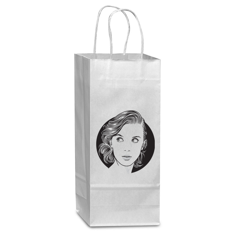 Vintage  Actress Pretty My Favorite People Wine Paper Bag - 5 1/2 X 3 1/4 X 13 | Artistshot