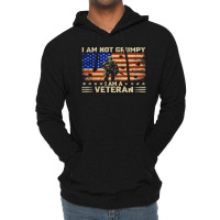 I'm Not Grumpy I'm A Veteran Lightweight Hoodie | Artistshot