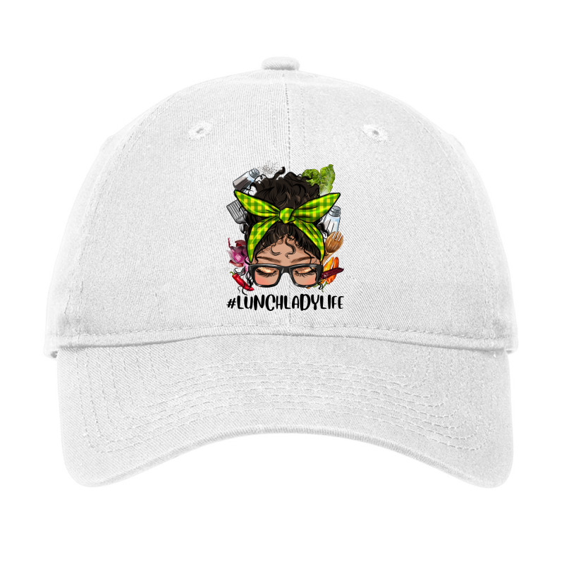 Latina Messy Bun Lunch Lady Life Adjustable Cap by HRA Design Shop | Artistshot