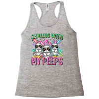 Chilling With My Peeps Easter Bunnies Cowgirl Cowg Racerback Tank | Artistshot