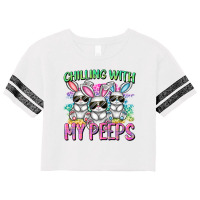 Chilling With My Peeps Easter Bunnies Cowgirl Cowg Scorecard Crop Tee | Artistshot