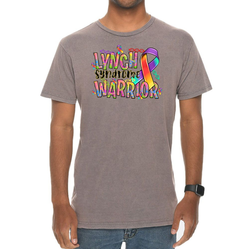 Lynch Syndrome Warrior Vintage T-shirt | Artistshot