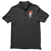 Lightning Bolt Autism Men's Polo Shirt | Artistshot