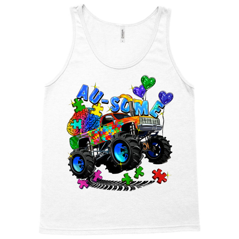 Monster Truck Au Some Tank Top | Artistshot