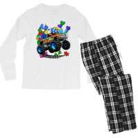 Monster Truck Au Some Men's Long Sleeve Pajama Set | Artistshot