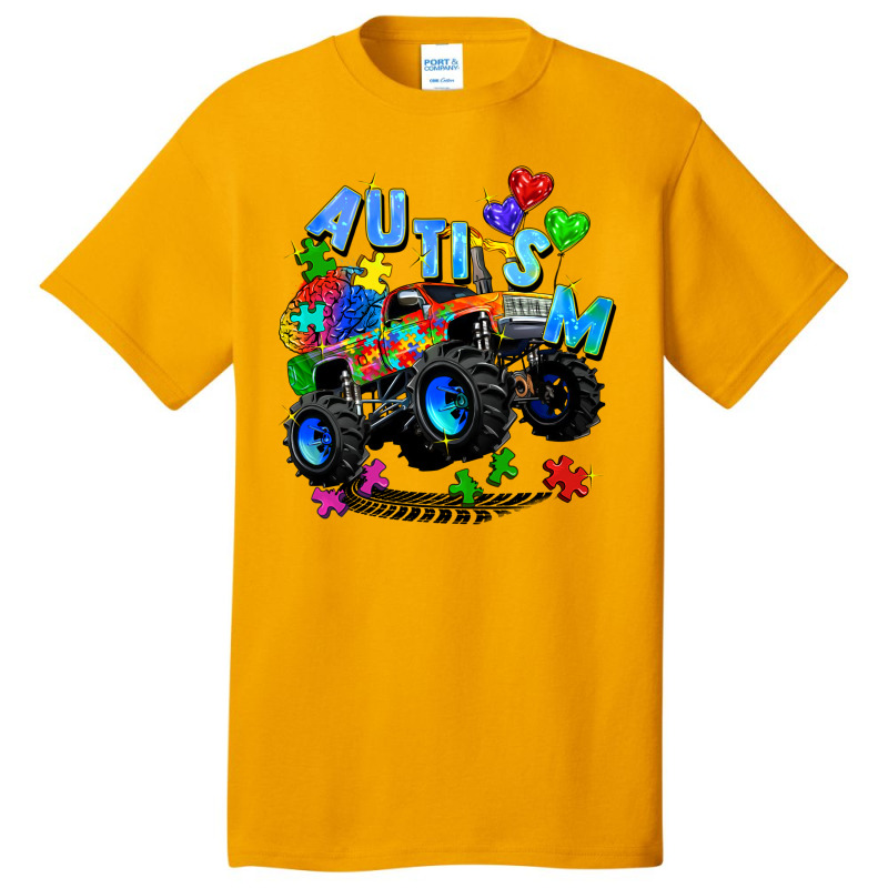 Monster Truck Autism Basic T-shirt | Artistshot