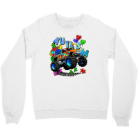 Monster Truck Autism Crewneck Sweatshirt | Artistshot