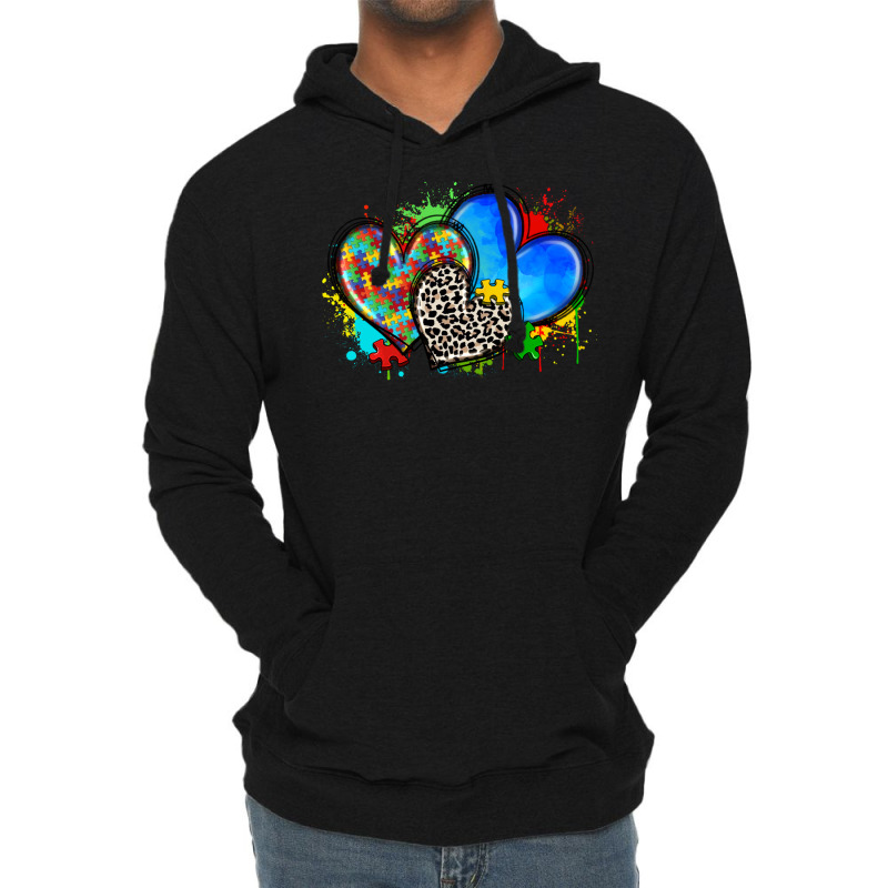 Autism Hearts Lightweight Hoodie | Artistshot