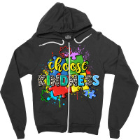 Choose Kindness Zipper Hoodie | Artistshot