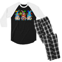 Autism Gnomes Men's 3/4 Sleeve Pajama Set | Artistshot