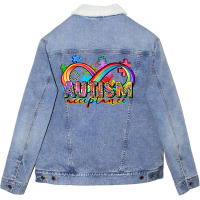 Autism Acceptance Unisex Sherpa-lined Denim Jacket | Artistshot