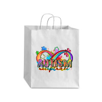 Autism Acceptance Debie Paper Bag - 10 X 5 X 13 | Artistshot