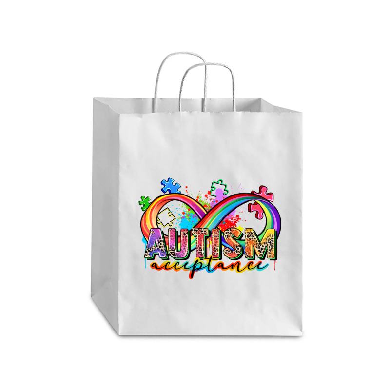 Autism Acceptance Debie Paper Bag - 10 X 5 X 13 | Artistshot