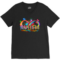 Autism Acceptance V-neck Tee | Artistshot