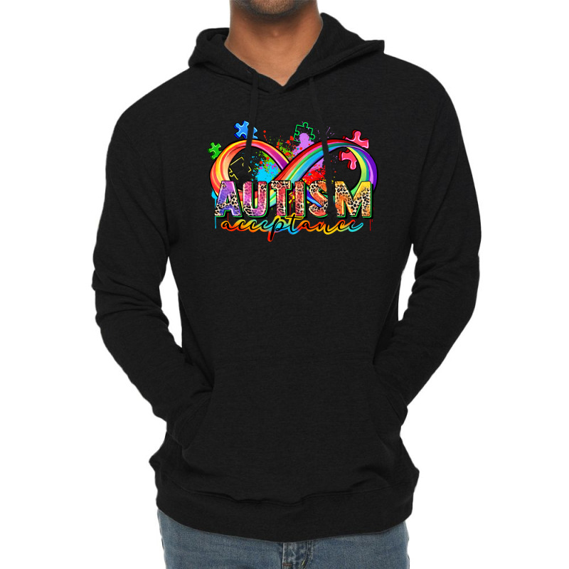 Autism Acceptance Lightweight Hoodie | Artistshot