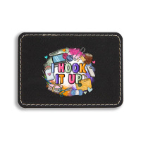 I Hook It Up  Sewing Rectangle  Leatherette Patch | Artistshot