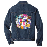 I Hook It Up  Sewing Men Denim Jacket | Artistshot