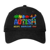 Autism Accept Understand Love Adjustable Cap | Artistshot