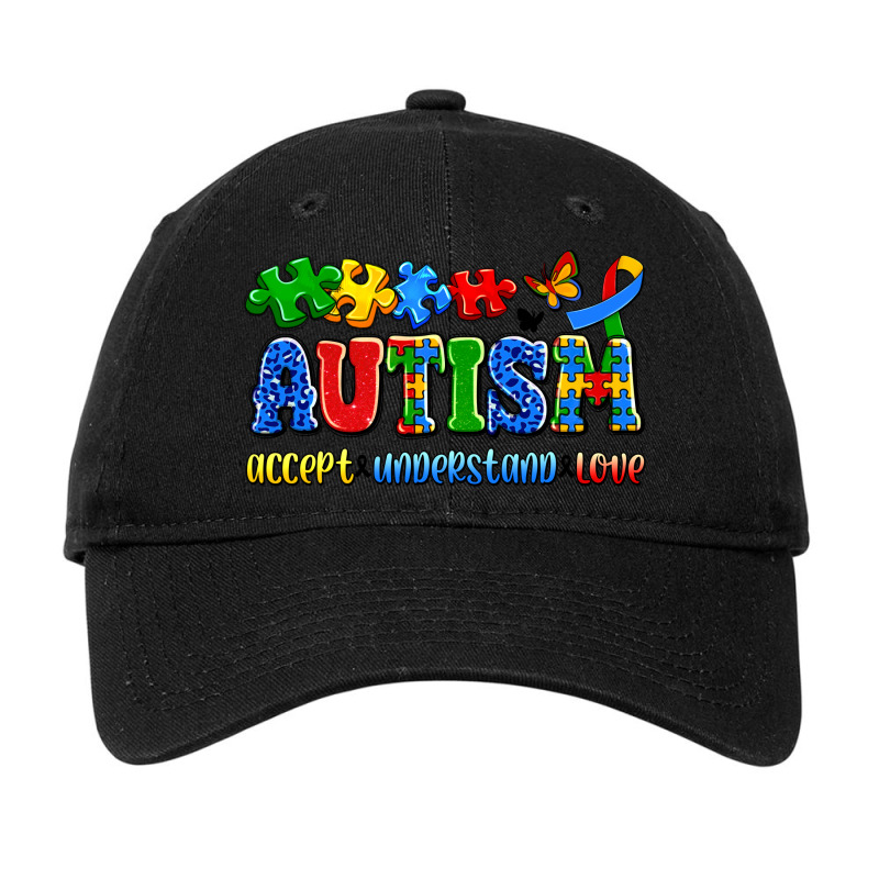 Autism Accept Understand Love Adjustable Cap by Artiststas | Artistshot