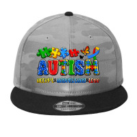 Autism Accept Understand Love Camo Snapback | Artistshot