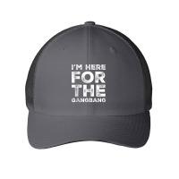 I'm Here For The Gangbang Dirty Sarcastic Sex Saying Tank Top Mesh Cap | Artistshot