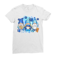 Snowman Gnome Ladies Fitted T-shirt | Artistshot