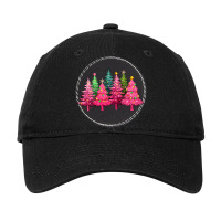 Christmas Tress With Lights Adjustable Cap - Leatherette Patch | Artistshot