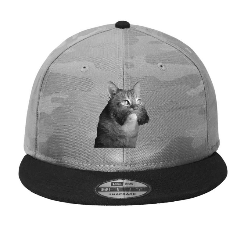 Cat With Sideburns T Shirtcat With Sideburns T Shirt (1) Camo Snapback by pestmasons | Artistshot