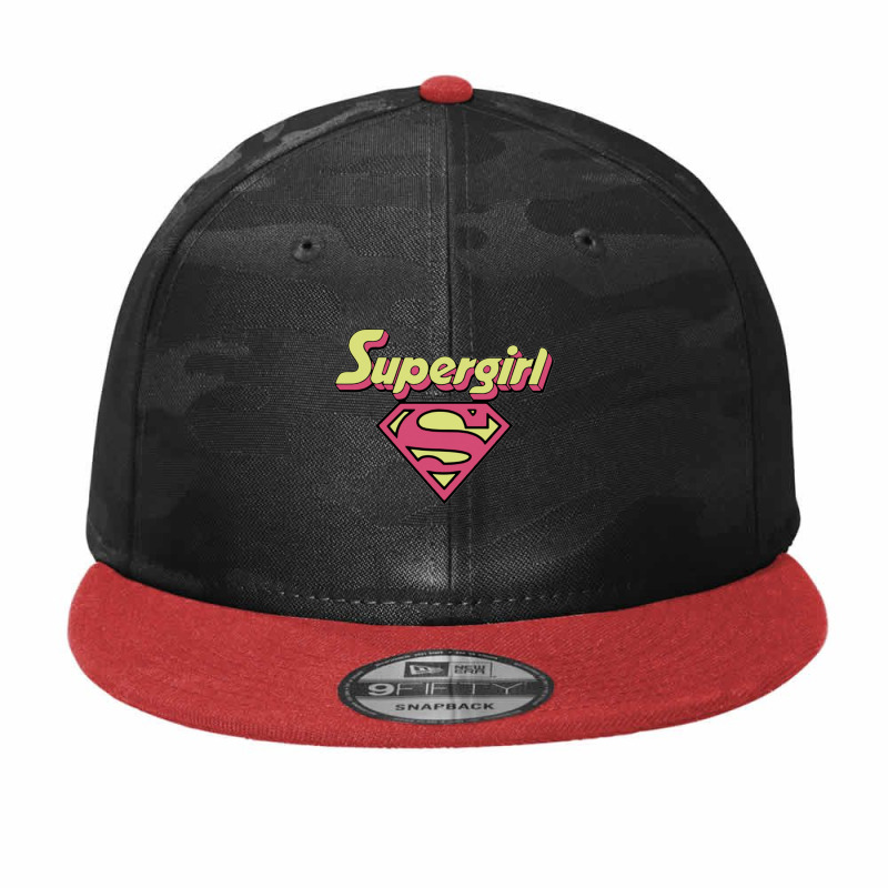 Supergirl Camo Snapback | Artistshot