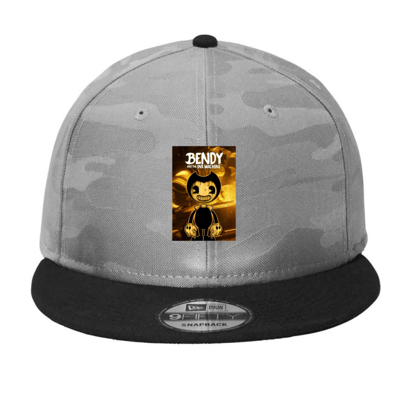 Creepy Cartoon Games Camo Snapback | Artistshot