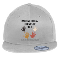 International Friendship Day Funny  Shirt International Friendship Day Flat Bill Snapback Cap | Artistshot