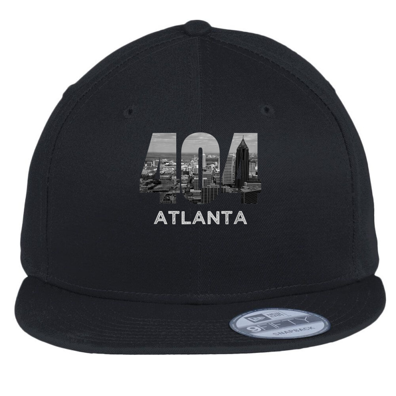 City Skyline Area Code 404 Downtown Atlanta Georgia Souvenir T Shirt Flat Bill Snapback Cap by paisleafuscaldo | Artistshot