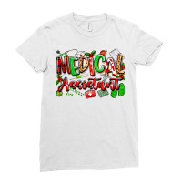 Christmas Medical Assistant Ladies Fitted T-shirt | Artistshot